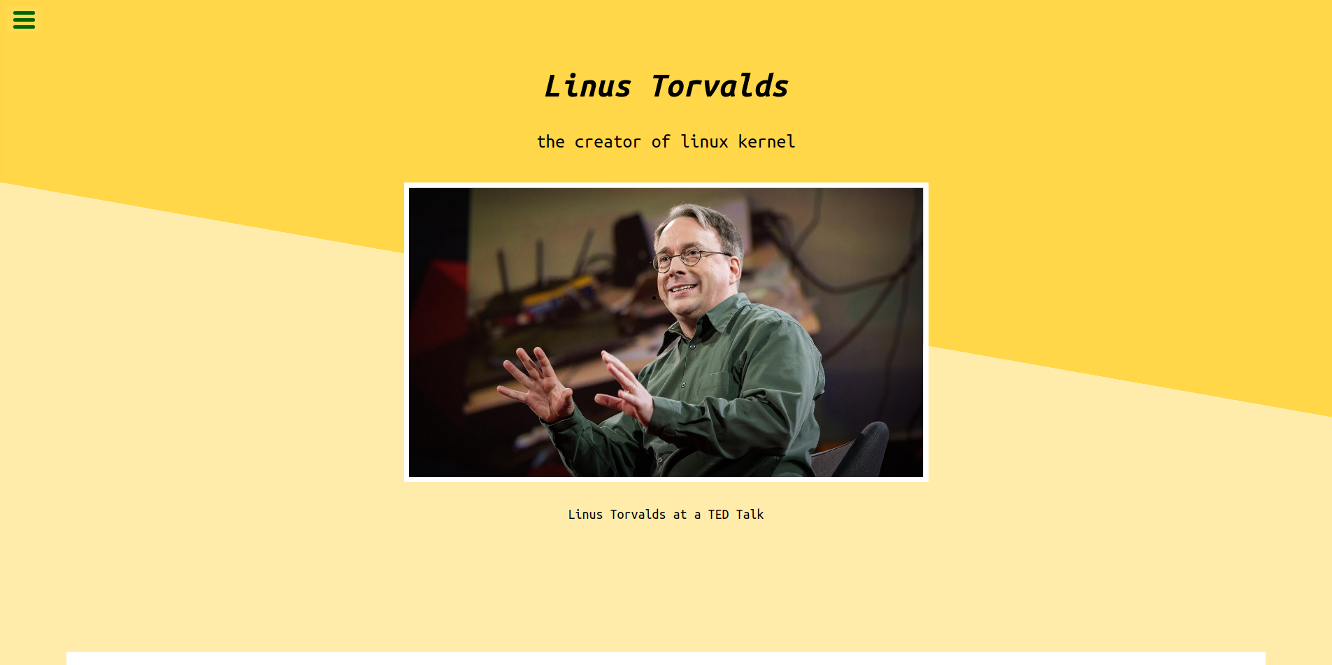 Tribute to Linus Torvalds