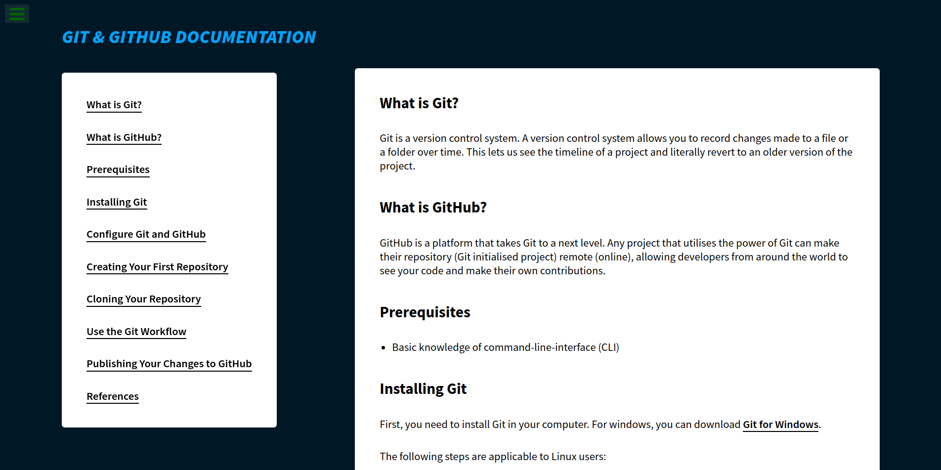 Git & GitHub Documentation