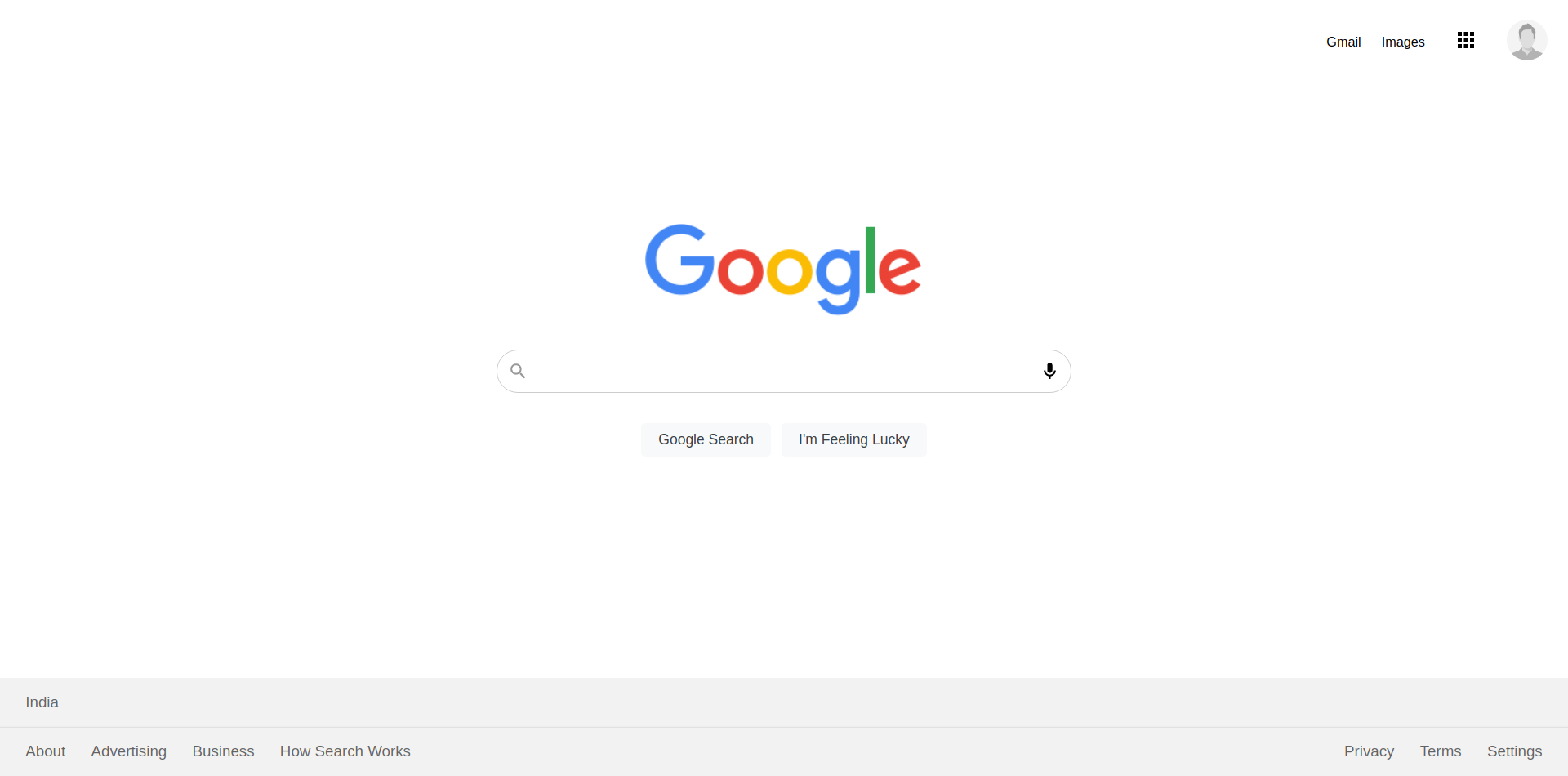Google Homepage Clone